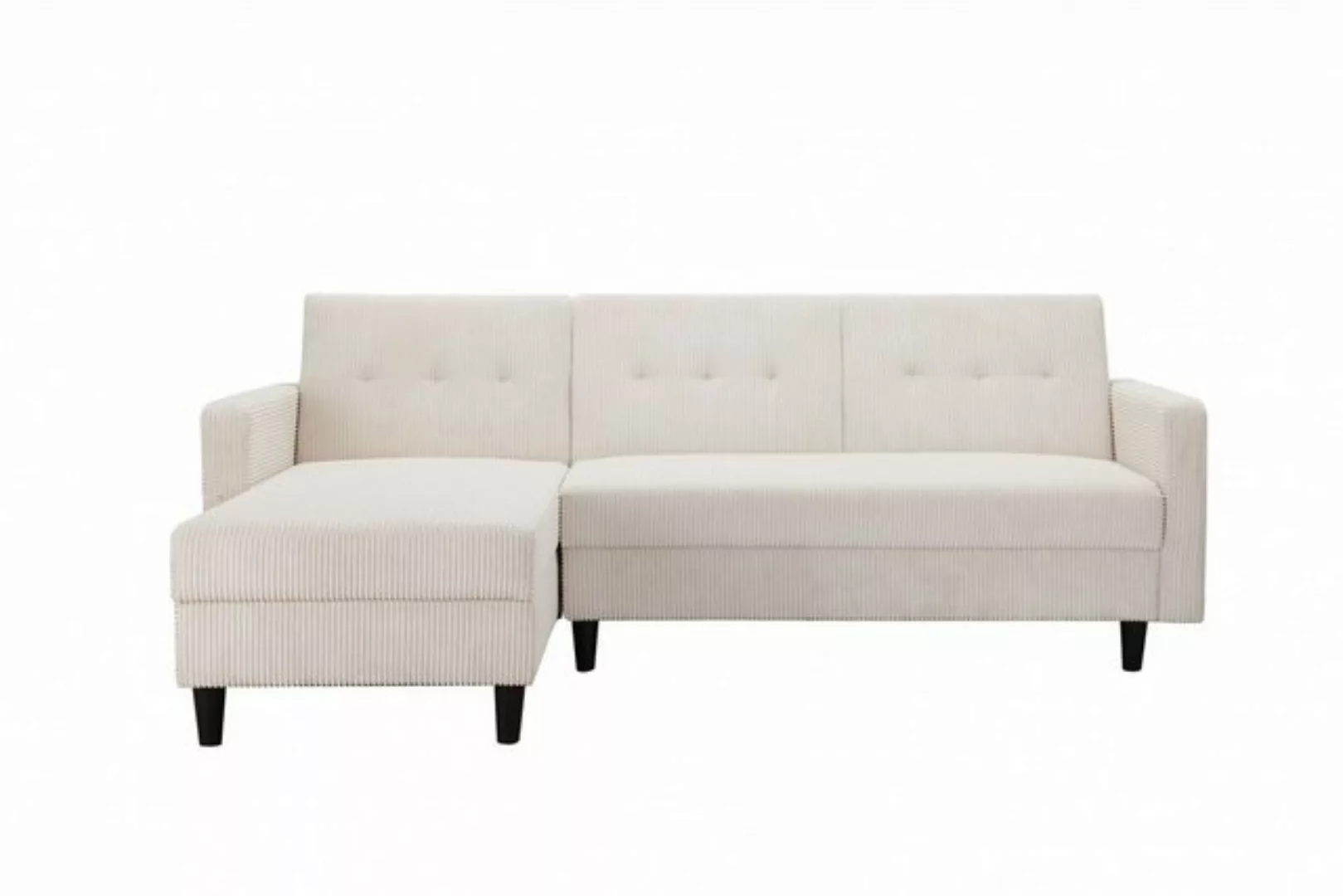 Dorel Home Ecksofa Hartford II, mit Bettfunktion und Stauraum, Recamiere be günstig online kaufen