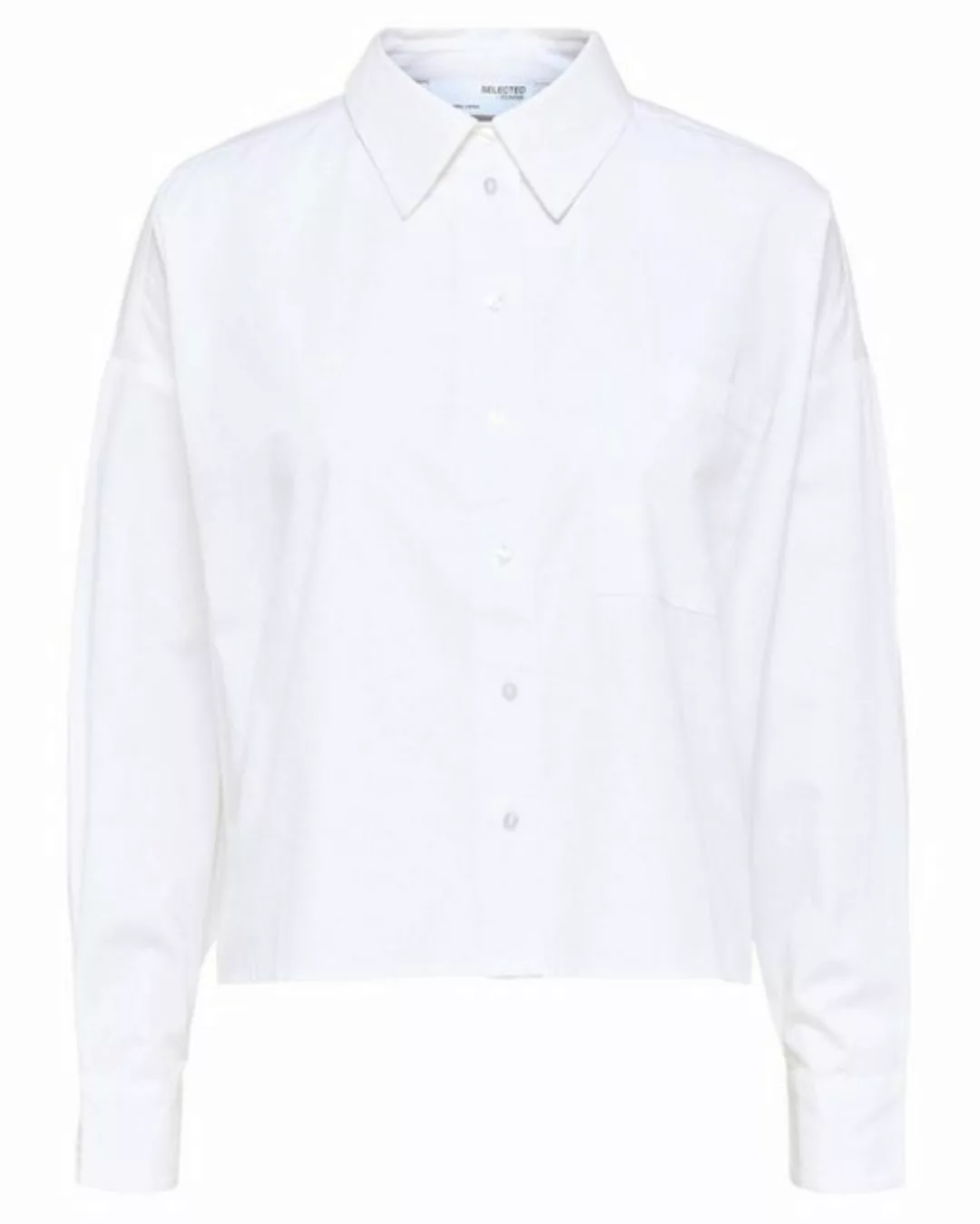 SELECTED Kurze Hemd Damen White günstig online kaufen