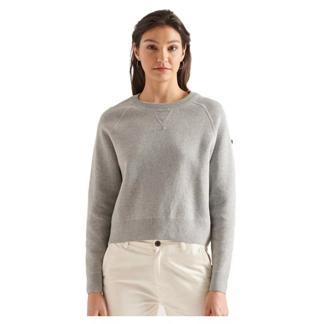 Superdry Essential Cotton Crew Pullover S Mid Marl günstig online kaufen