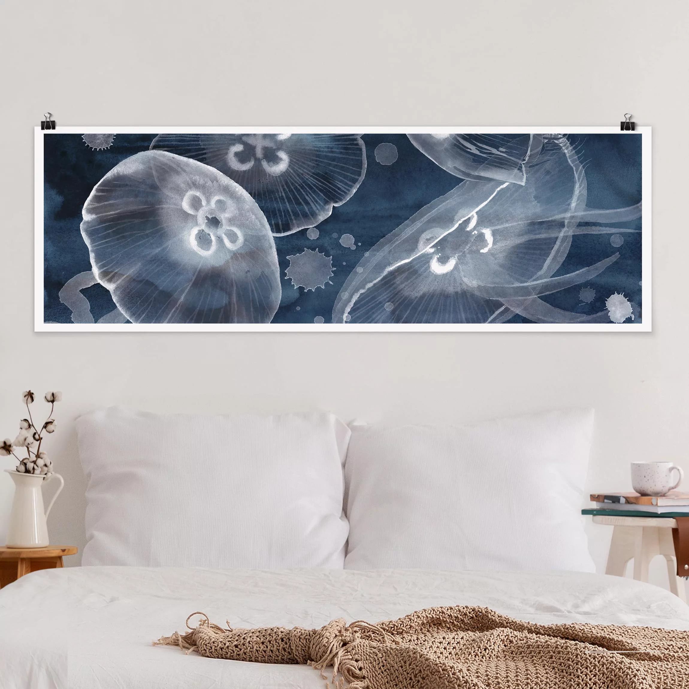 Panorama Poster Tiere Mondmedusen II günstig online kaufen