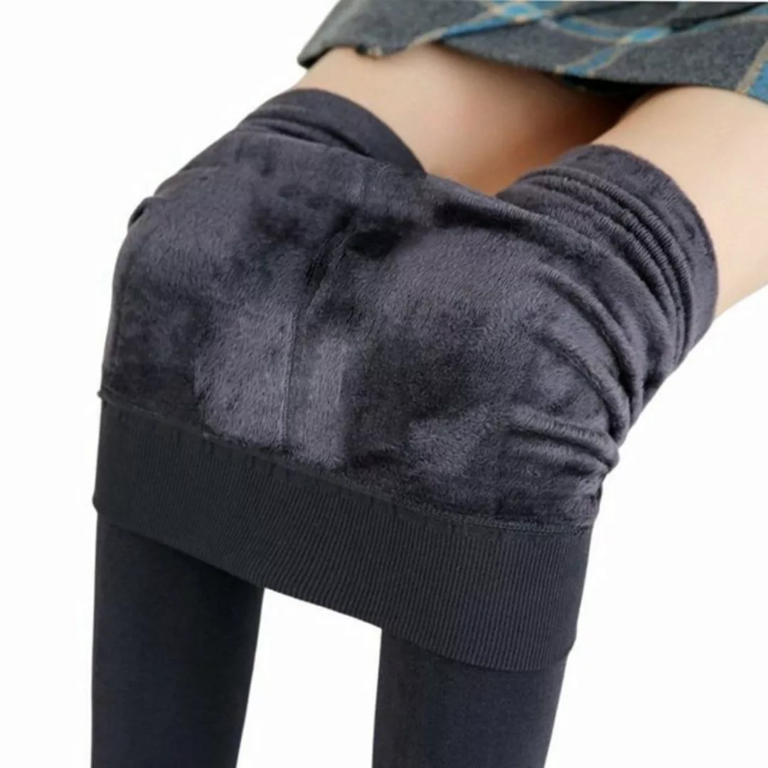 Torcarvh Thermoleggings Damen Thermo Strumpfhose Leggings mit Innenfleece günstig online kaufen