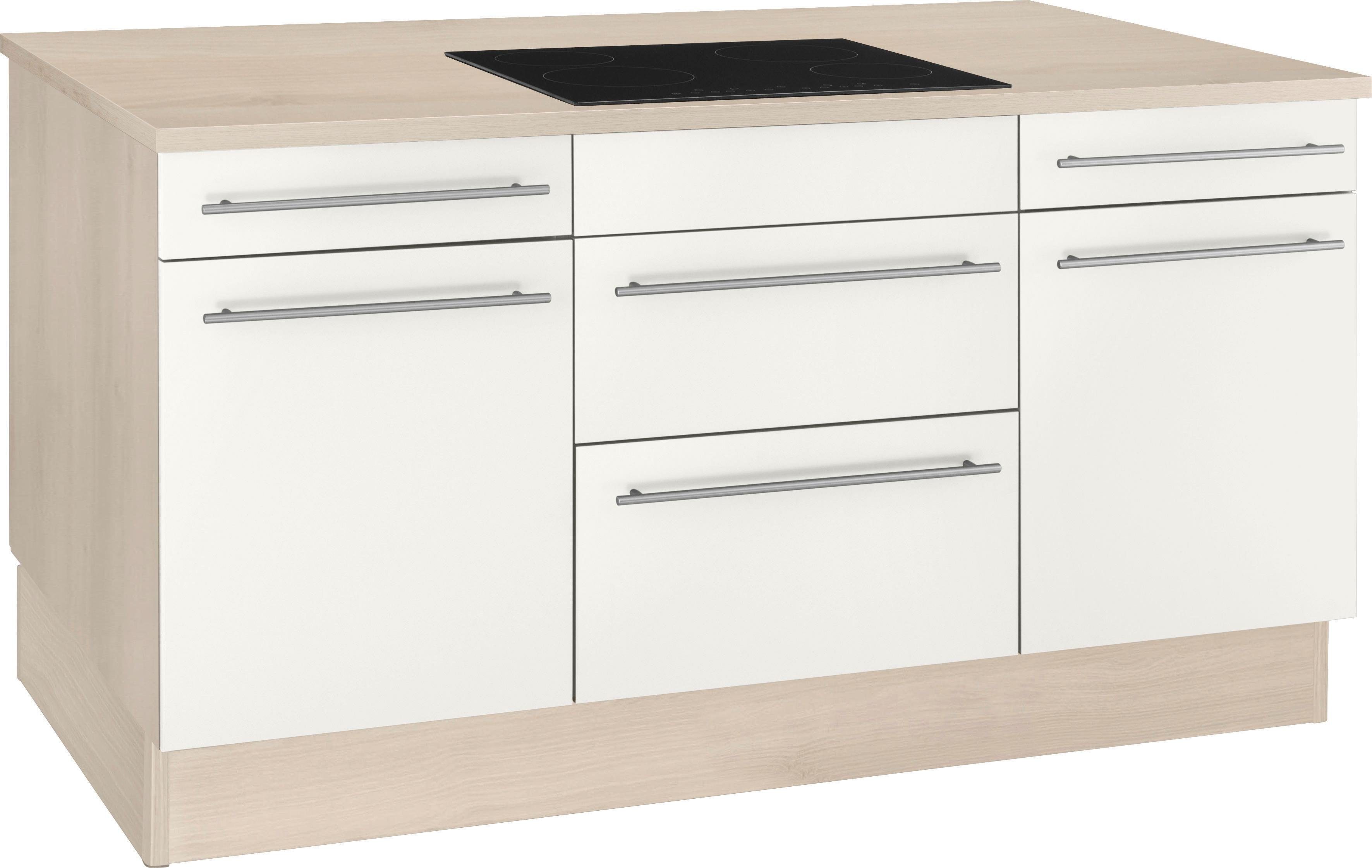 OPTIFIT Kücheninsel "Bern", Stellbreite 160x95 cm mit höhenverstellbaren Fü günstig online kaufen