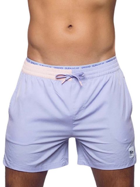 Supawear Shorts Supawear Double Elastic Shorts Colour Blocked Purple XL günstig online kaufen