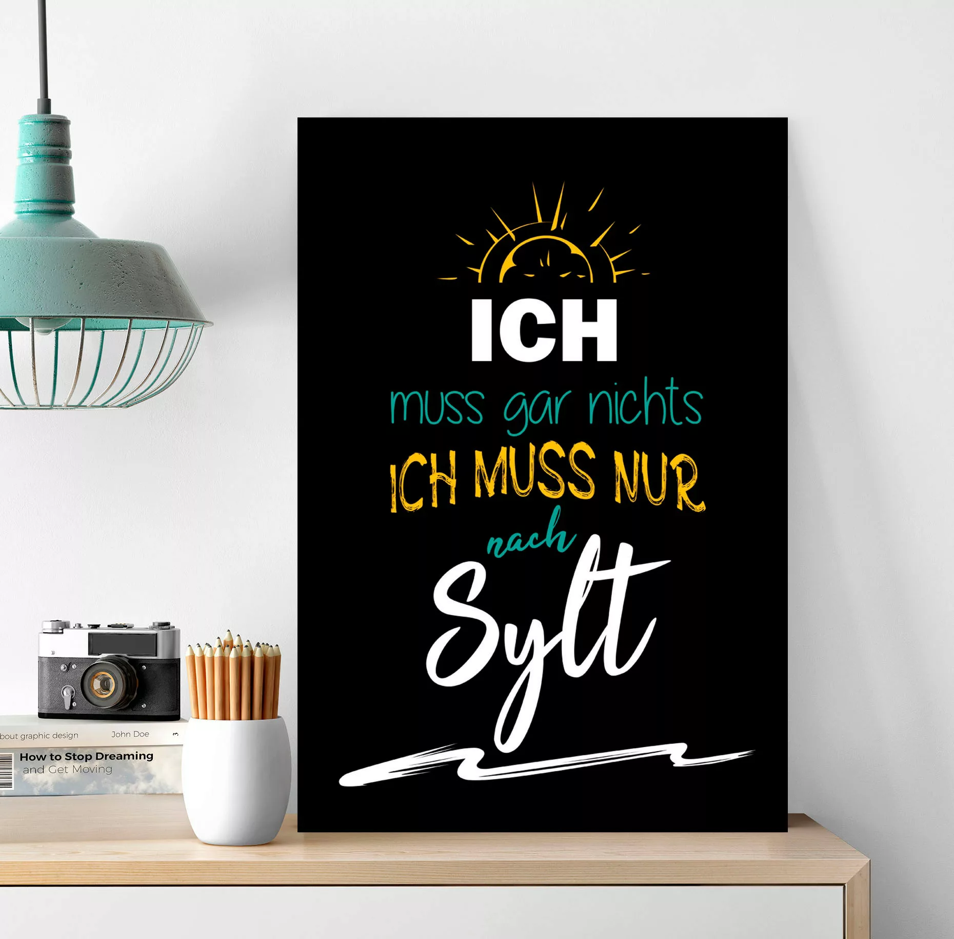 queence Metallbild "Nur nach Sylt", (1 St.), Stahlschilder günstig online kaufen