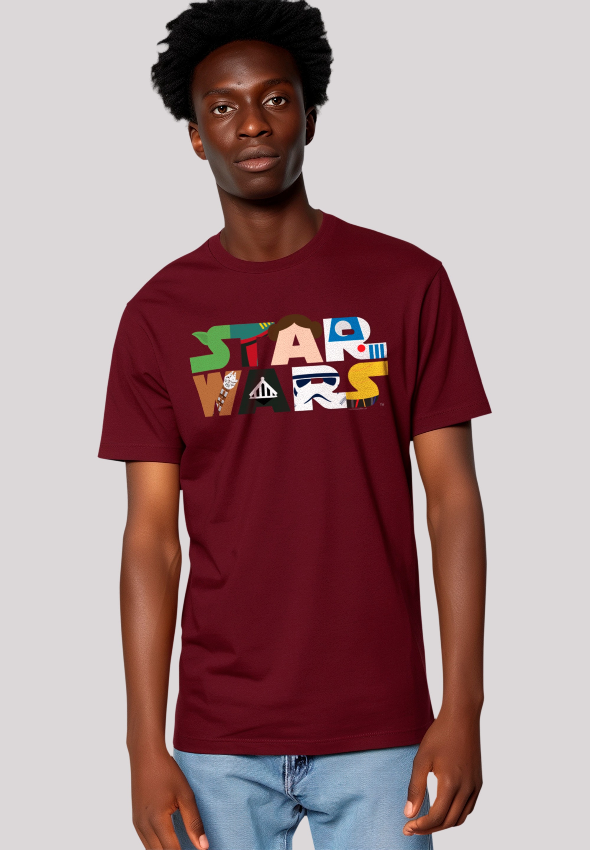 F4NT4STIC T-Shirt "Star Wars Character Logo", Premium Qualität günstig online kaufen