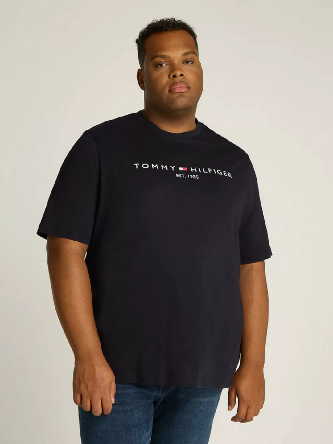 Tommy Hilfiger Big & Tall T-Shirt BT-TOMMY LOGO TEE-B günstig online kaufen