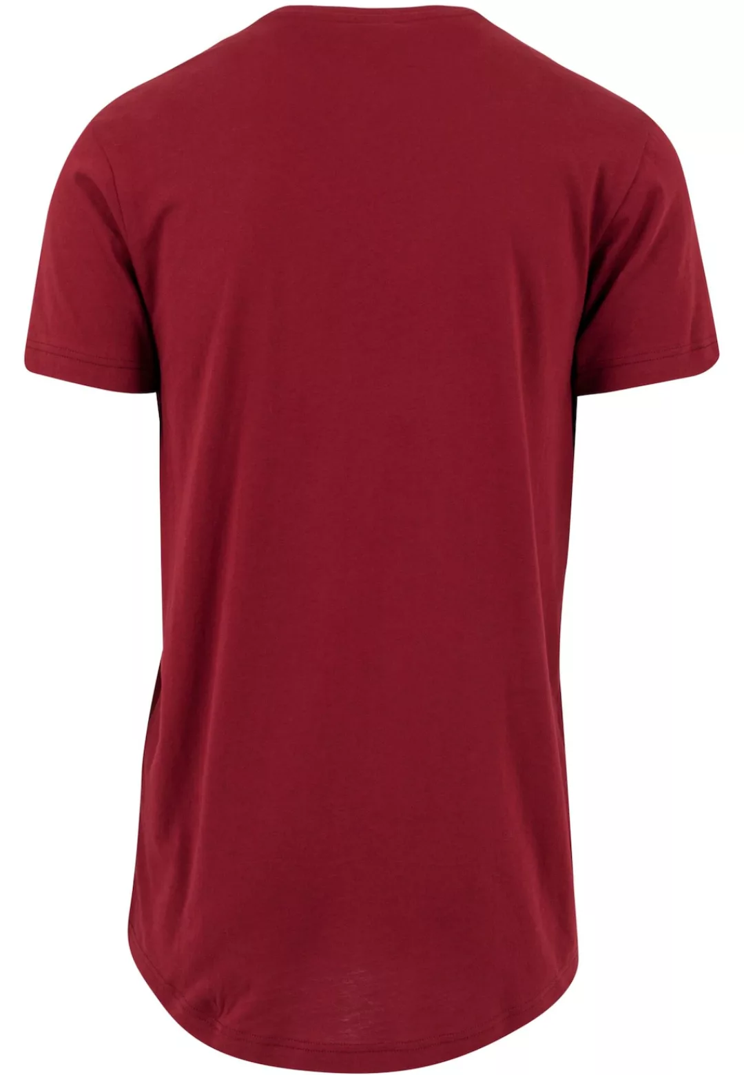 URBAN CLASSICS Kurzarmshirt "Urban Classics Herren Shaped Long Tee" günstig online kaufen