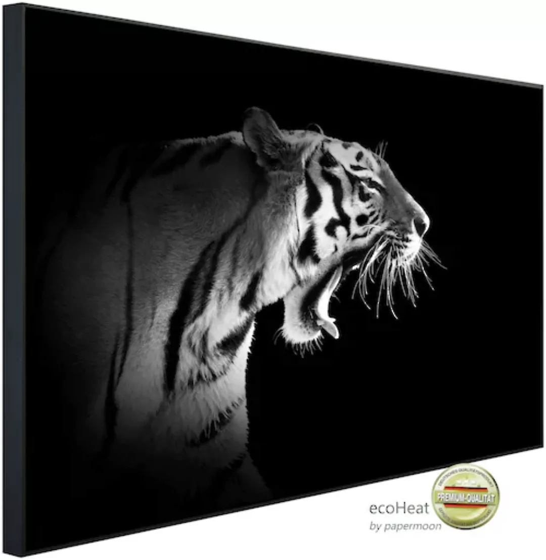 Papermoon Infrarotheizung »Tiger Schwarz & Weiß« günstig online kaufen
