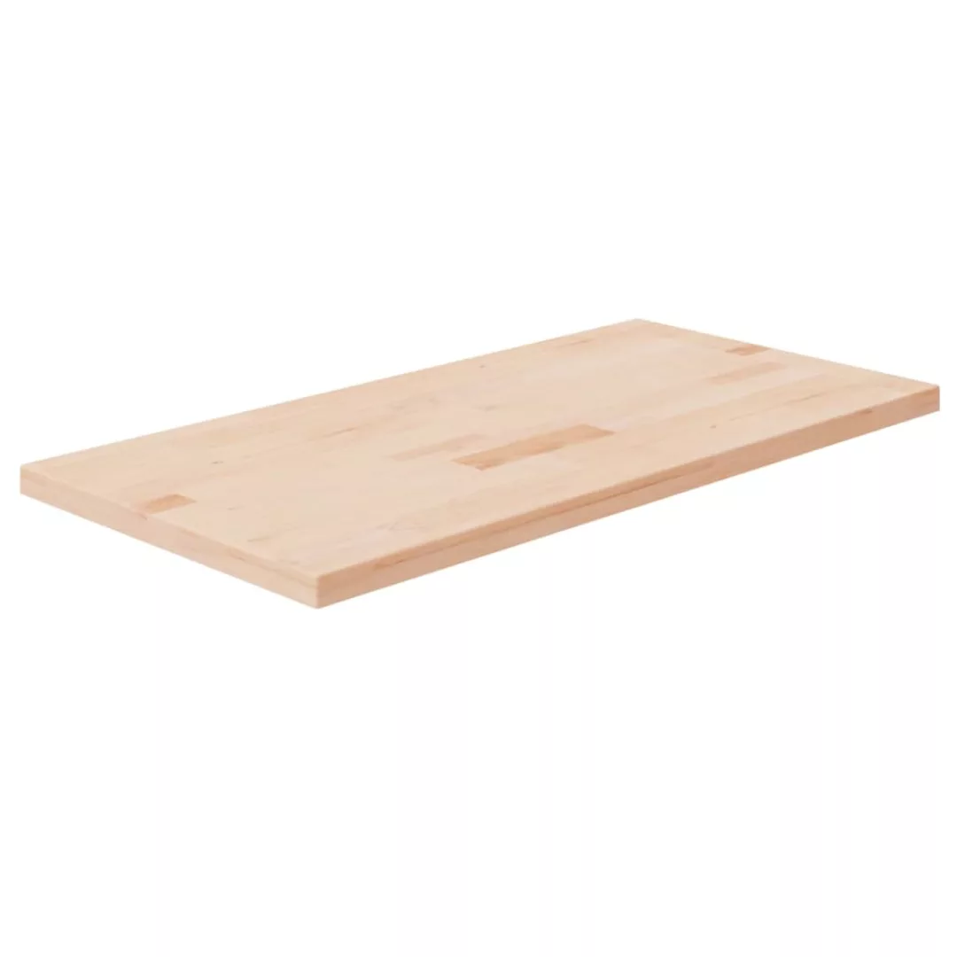 Vidaxl Waschtischplatte 80x40x2,5 Cm Massivholz Eiche Unbehandelt günstig online kaufen