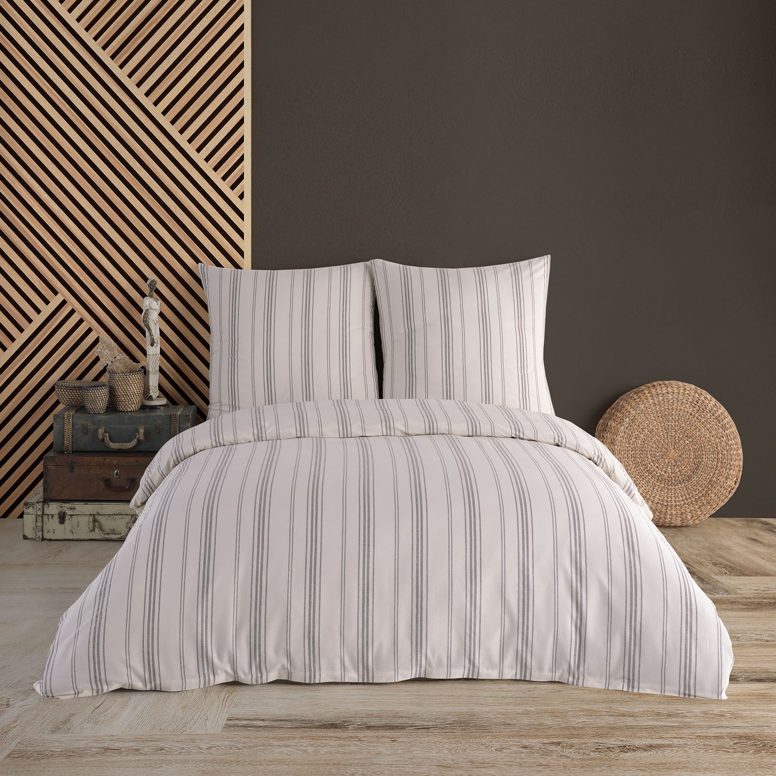 Buymax Bettwäsche Luxury Natur Bettwäsche, Yarn günstig online kaufen