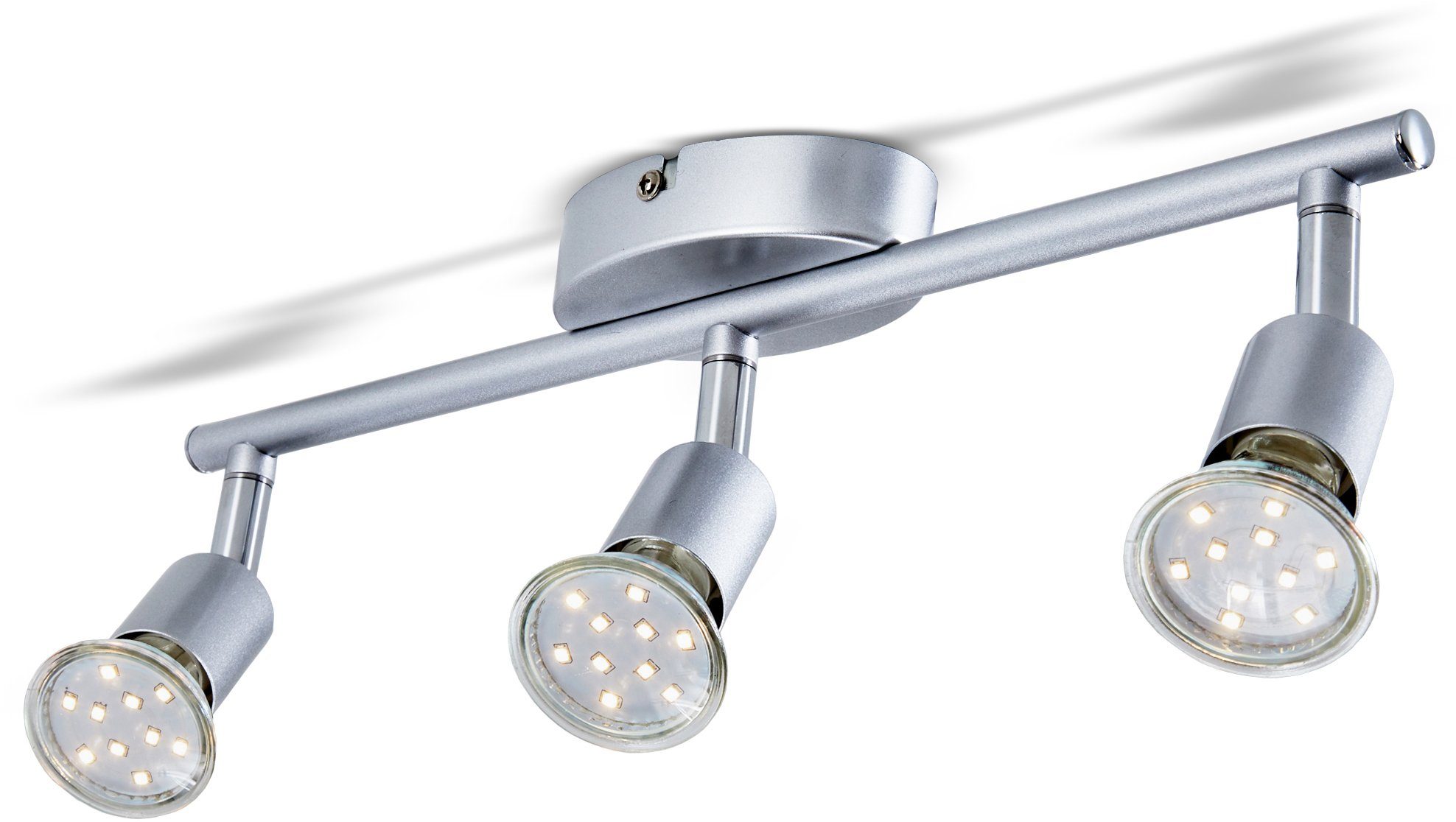 B.K.Licht Deckenleuchte Deckenspot 3x3W 750lm 3000K günstig online kaufen