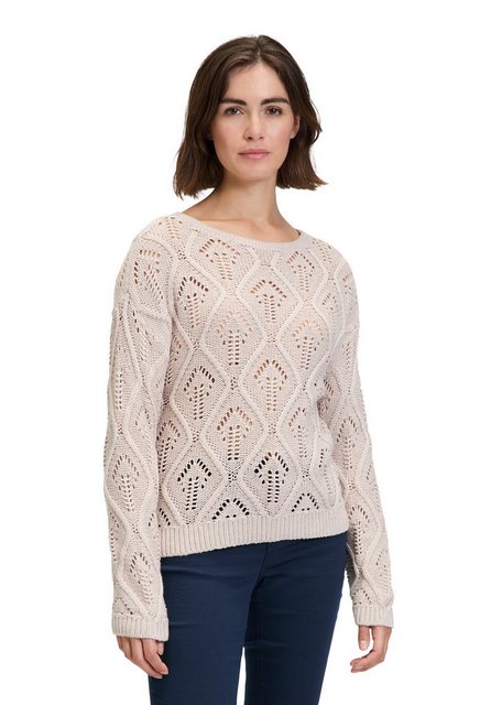 Betty&Co Strickpullover Betty & Co Lochstrick-Pullover mit Strickdetails (1 günstig online kaufen