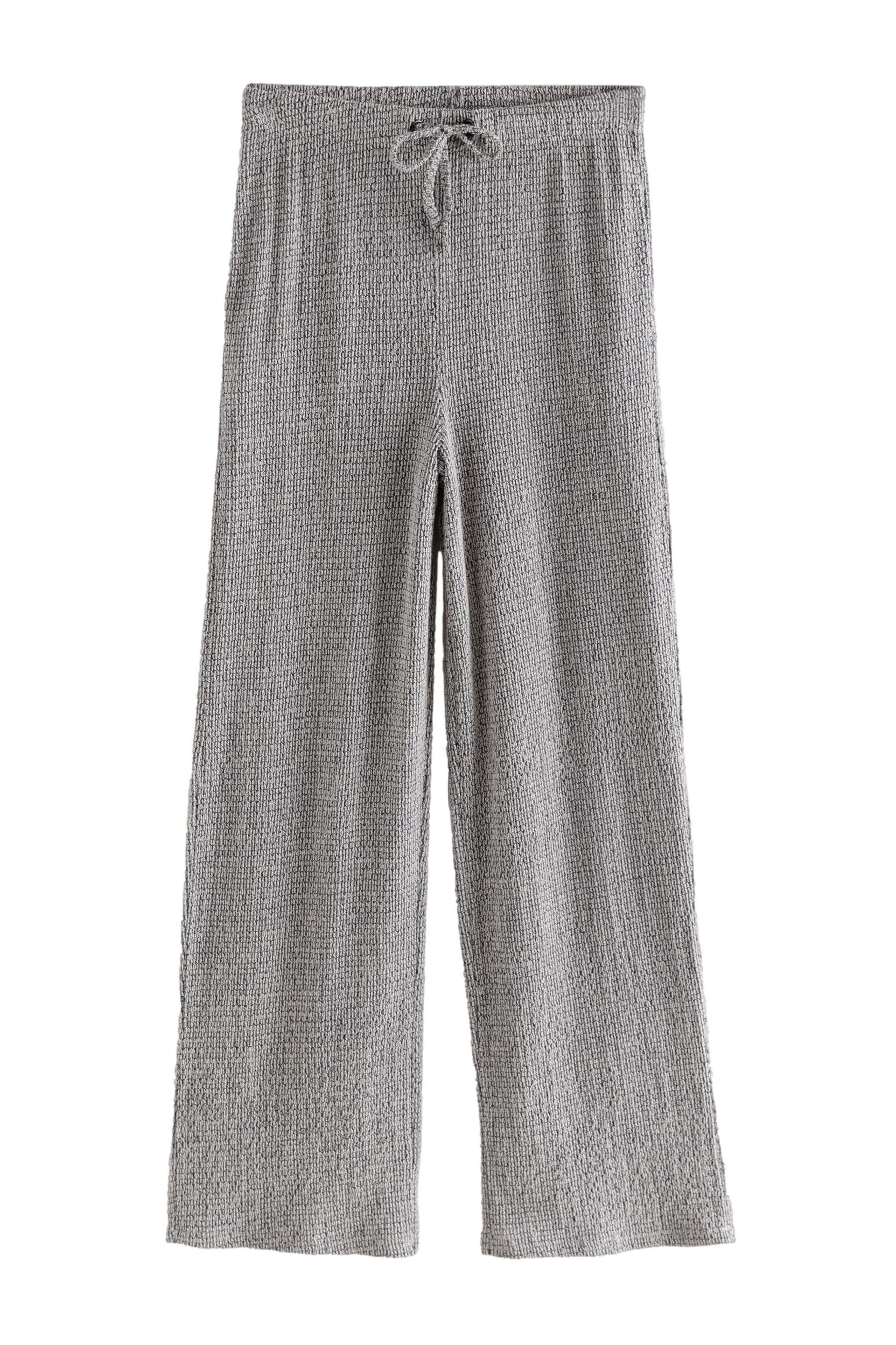 Next Palazzohose Strukturierte Hose mit weitem günstig online kaufen