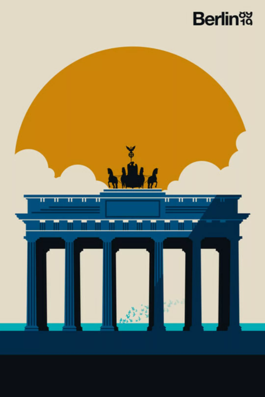 Poster / Leinwandbild - Berlin 89 günstig online kaufen