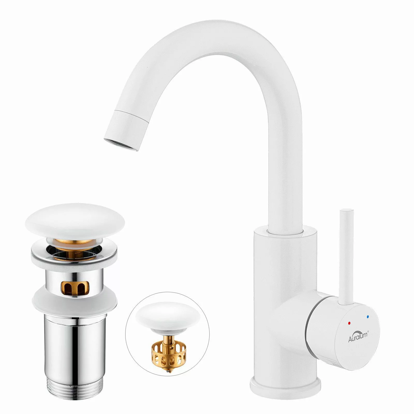 Auralum Max Waschtischarmatur 360° Hoch Wasserhahn günstig online kaufen