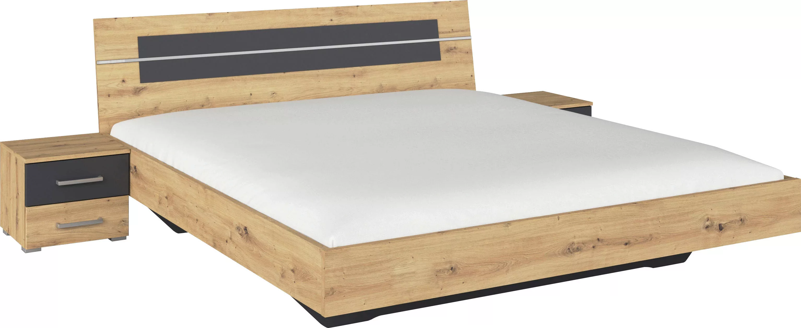 rauch Bettanlage "Doppelbett Futonbett BURANO in schwebender Optik", (Set, günstig online kaufen