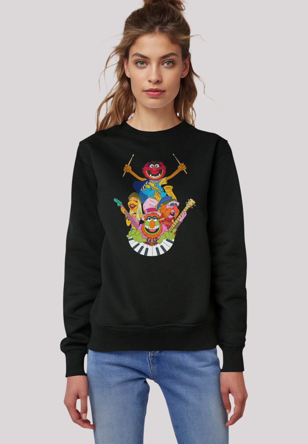 F4NT4STIC Sweatshirt "Disney Muppets Dr. Teeth und The Electric Mayhem", Pr günstig online kaufen