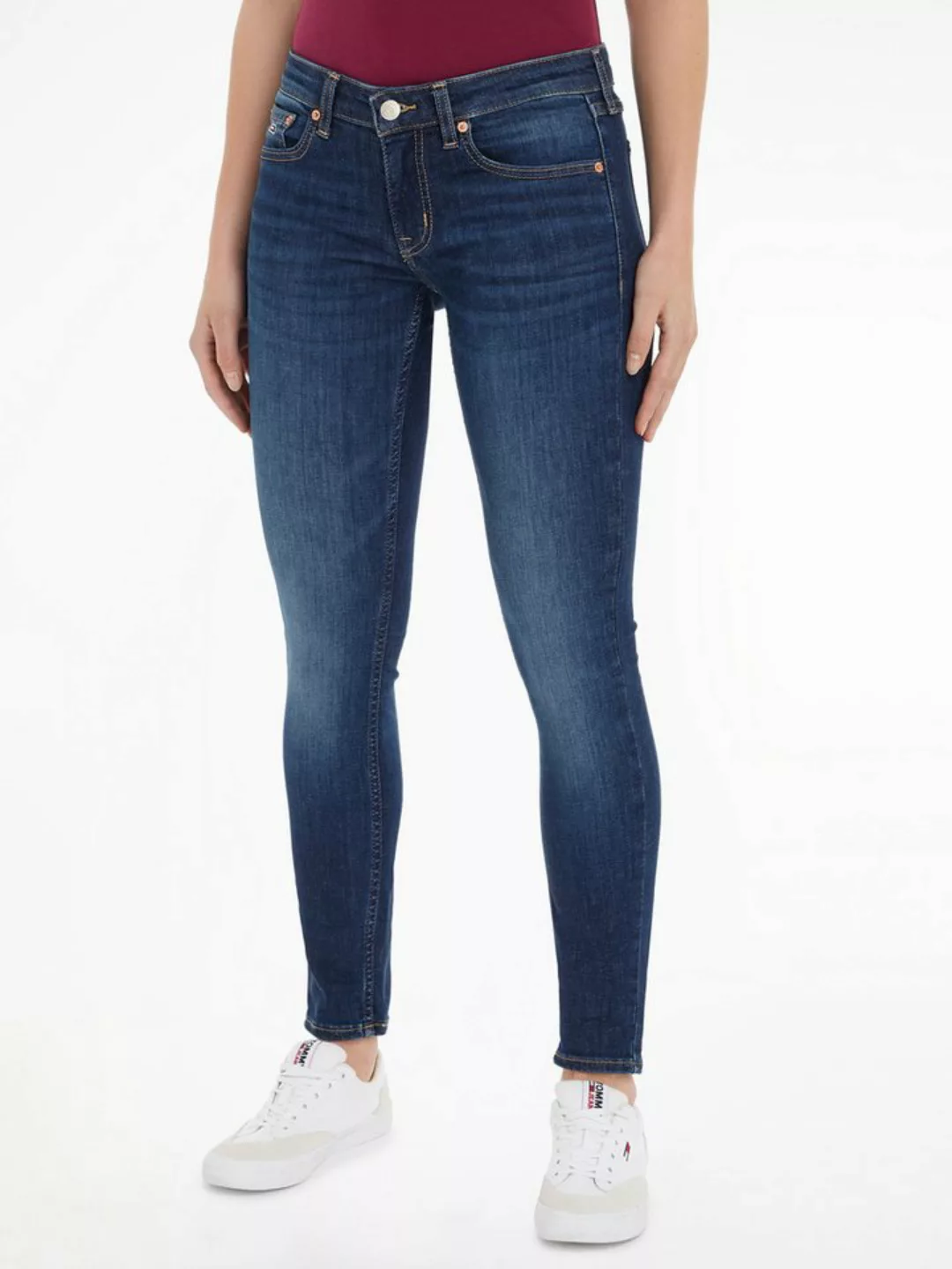 Tommy Jeans Skinny-fit-Jeans Tommy Jeans Damenjeans Low Waist Skinny mit Fa günstig online kaufen