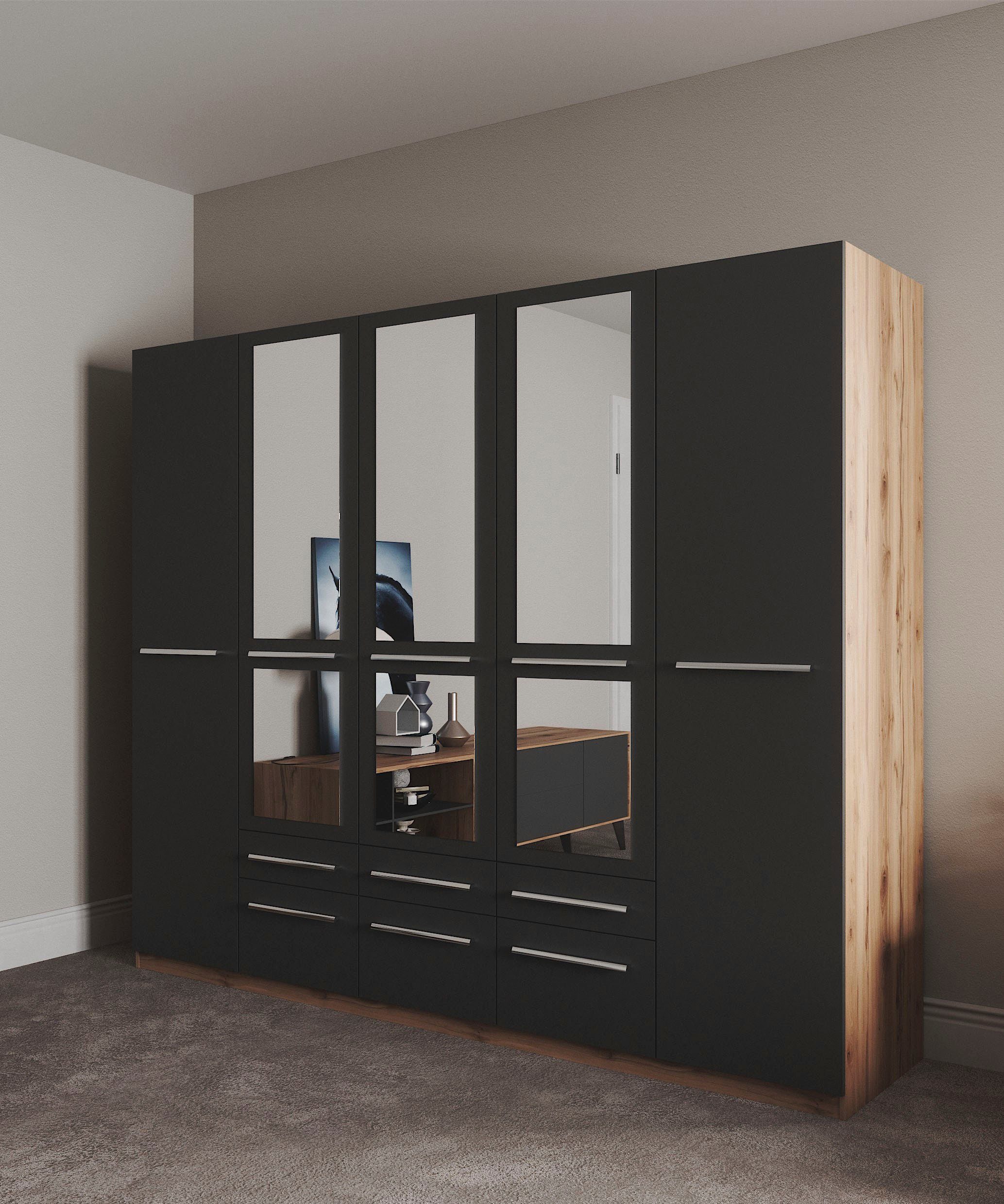 priess Kleiderschrank "Schrank Garderobe Wäscheschrank Barcelona in 5 Breit günstig online kaufen