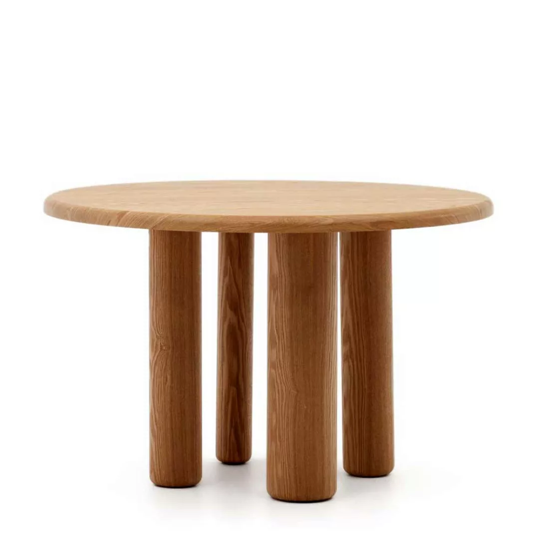 Tisch Esszimmer modern mit runder Tischplatte Retrostil günstig online kaufen