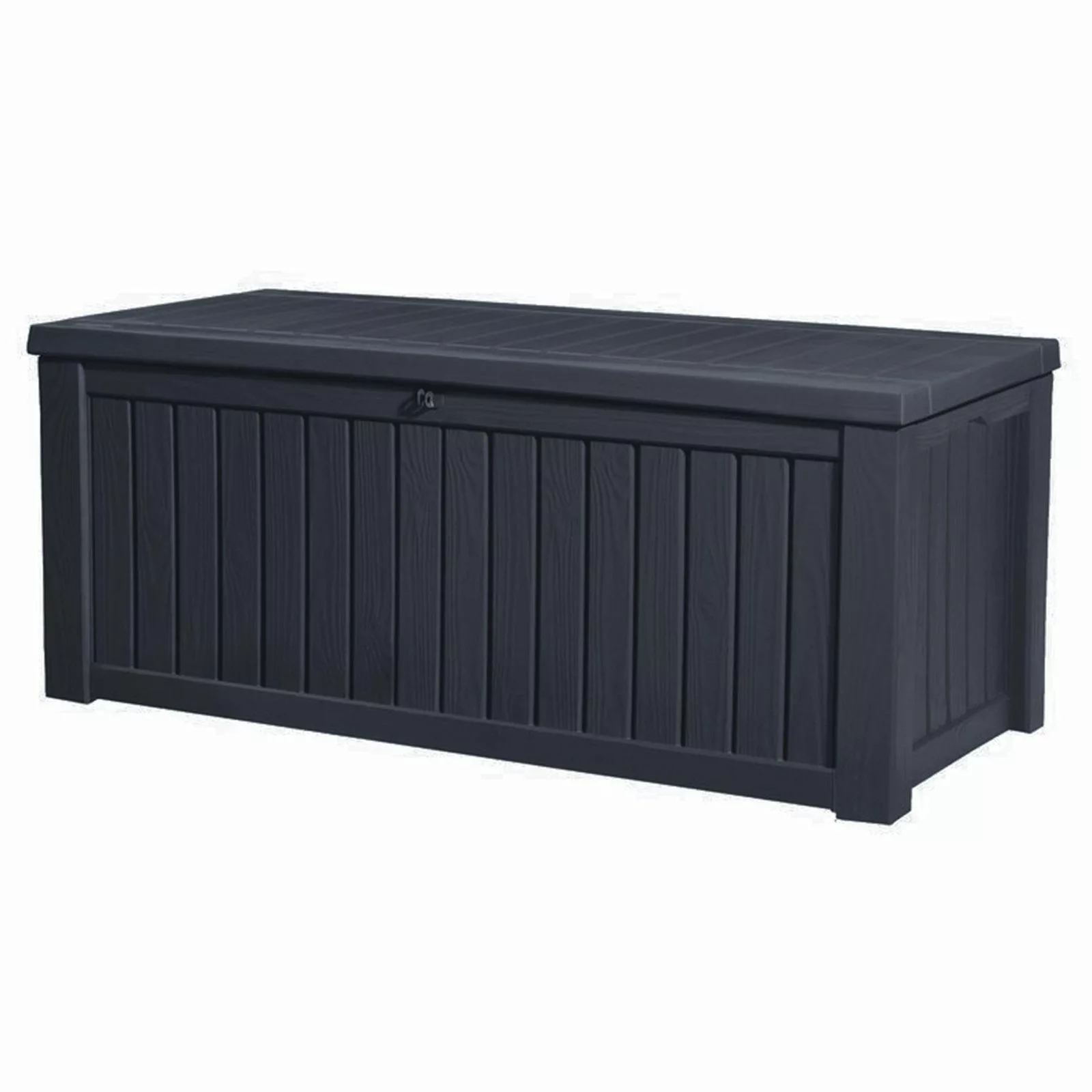 Keter Gartenbox Rockwood 570L Anthrazit naturgetreue günstig online kaufen