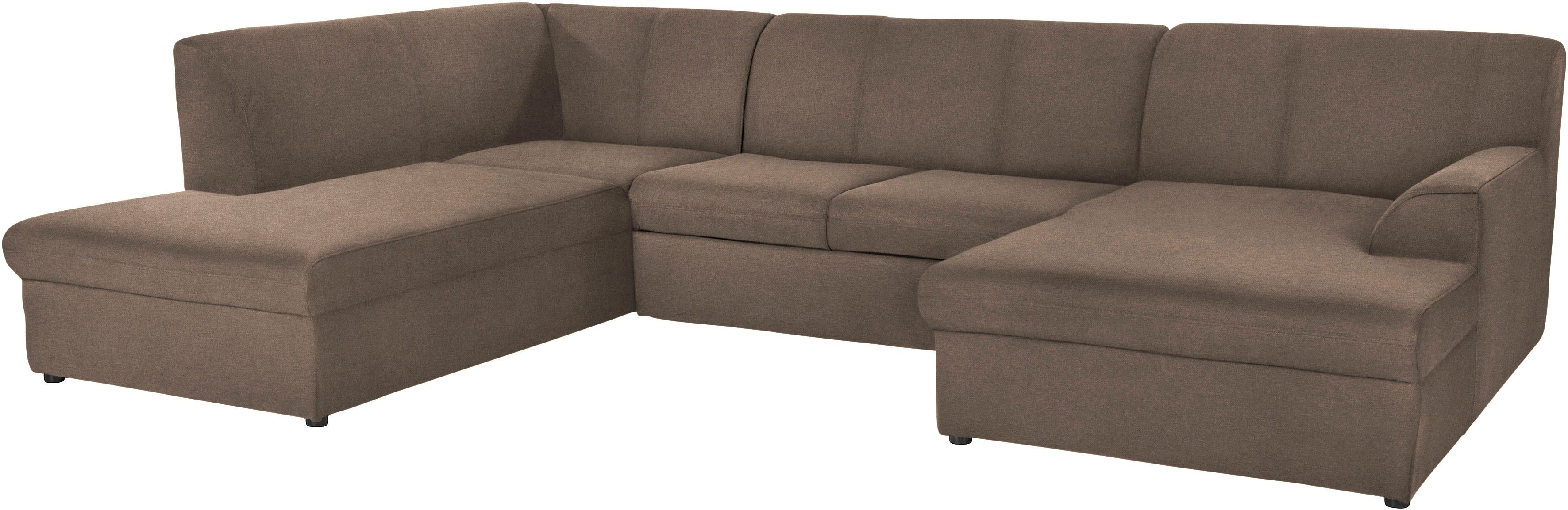 DOMO collection Wohnlandschaft "Topper, elegant und zeitlos, komfortabel, U günstig online kaufen