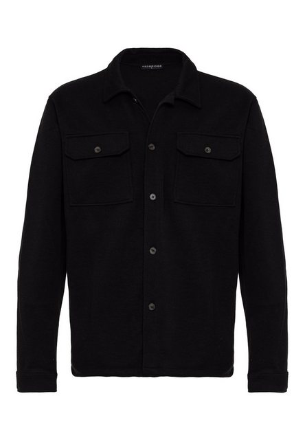 RedBridge Hemdjacke Red Bridge Herren Hemd Sweatjacke Wide Cut Schwarz L at günstig online kaufen