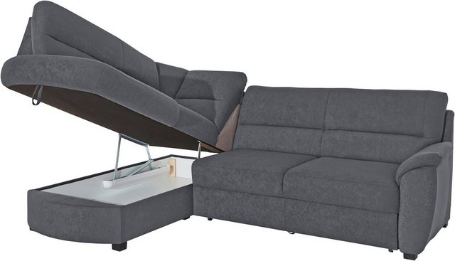 sit&more Ecksofa "Pandora L-Form", wahlweise mit Bettfunktion und Bettkaste günstig online kaufen