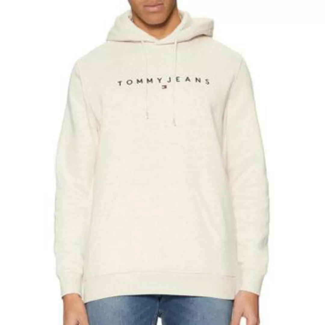 Tommy Jeans  Sweatshirt Linear Logo Hoodie Oat Marl Heather günstig online kaufen