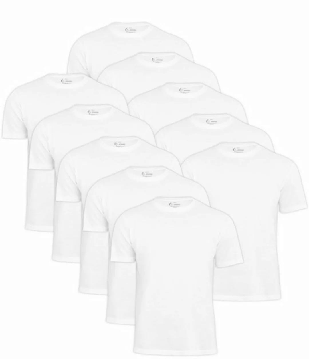 Cotton Prime® T-Shirt O-Neck - Tee (10-tlg) in trageangenehmer Baumwollqual günstig online kaufen