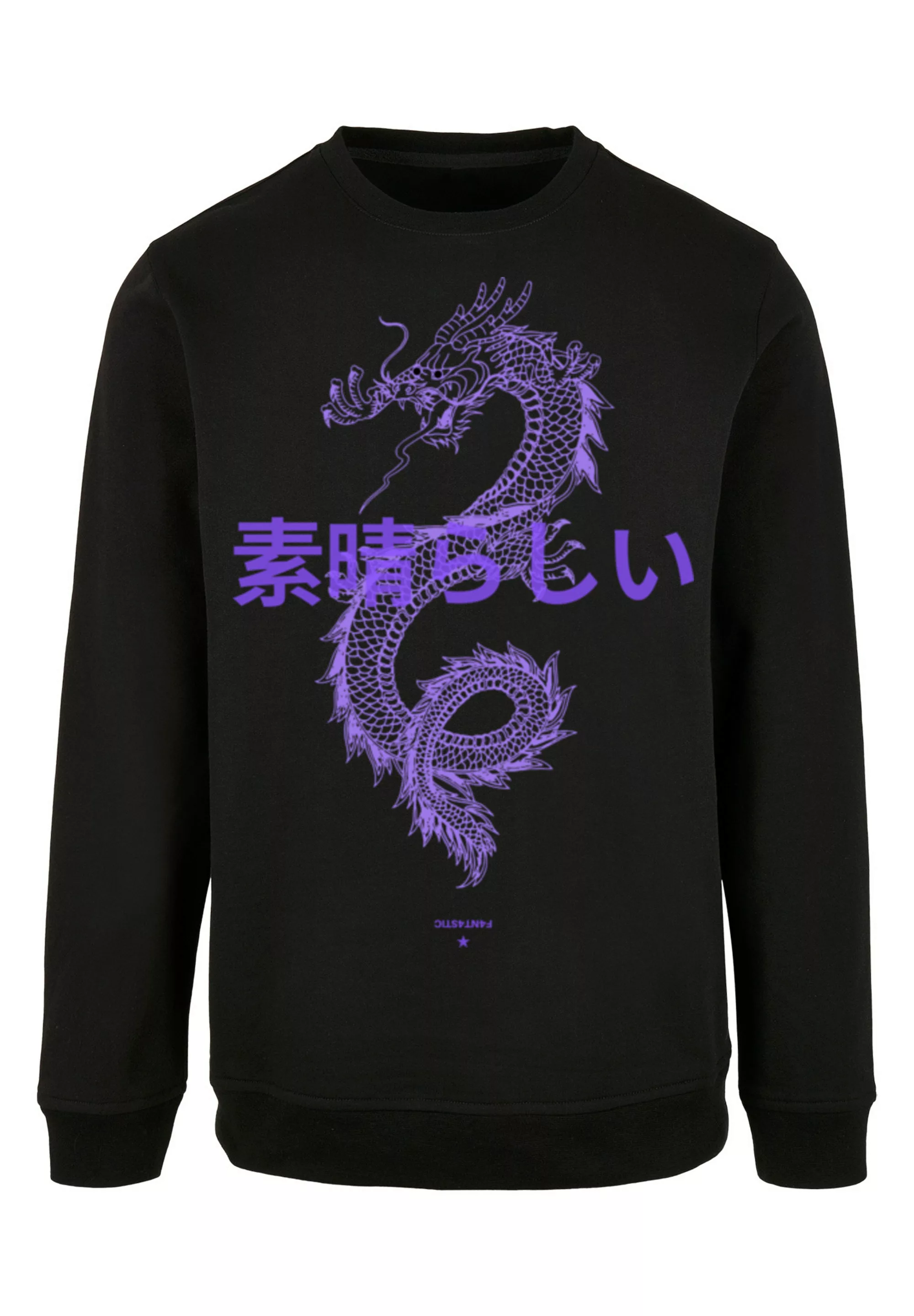 F4NT4STIC Kapuzenpullover "Drache Lila", Print günstig online kaufen