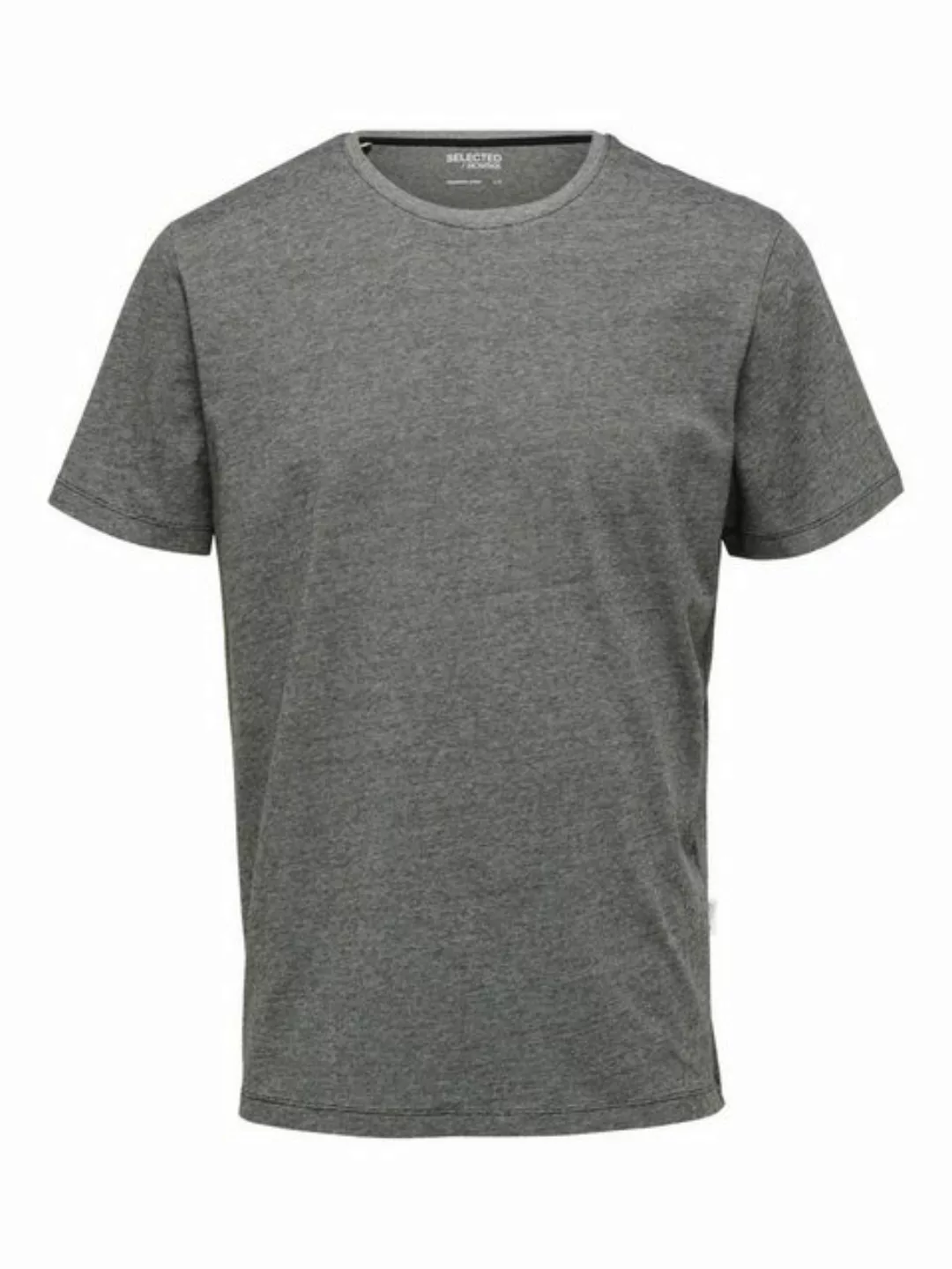 Selected Homme Herren Rundhals T-Shirt SLHASPEN MINI STRIPE - Regular Fit günstig online kaufen