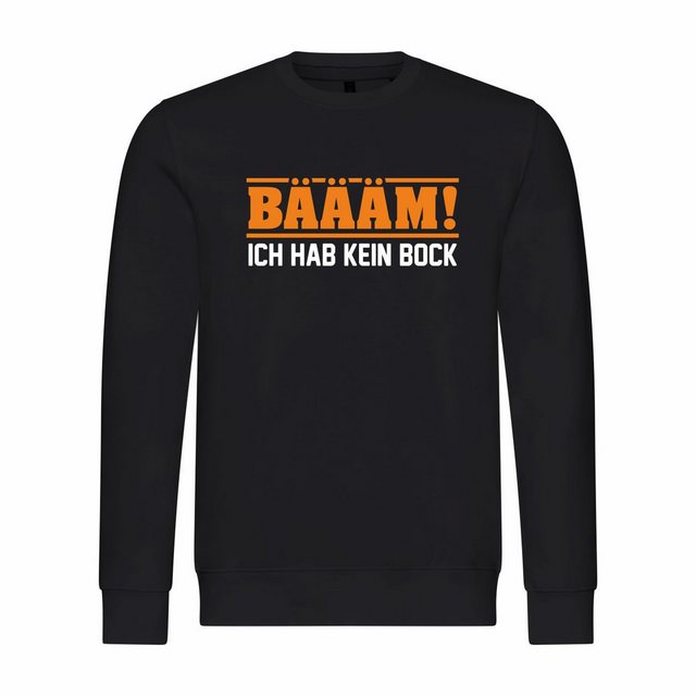 deinshirt Rundhalspullover Herren Sweatshirt BÄÄÄM Ich hab kein bock mehr O günstig online kaufen