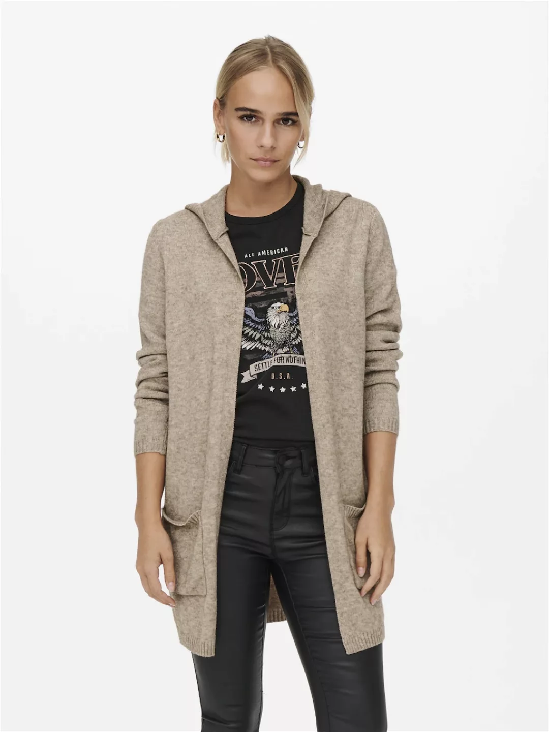 ONLY Strickjacke "ONLLESLY L/S HOOD CARDIGAN KNT" günstig online kaufen