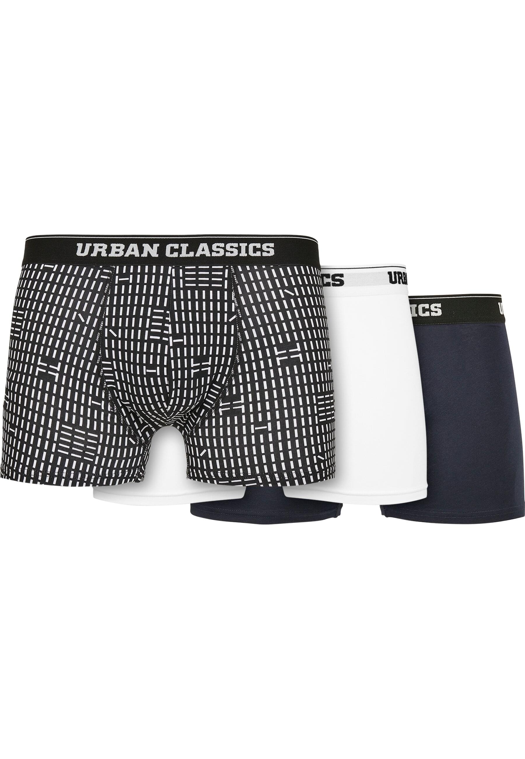 URBAN CLASSICS Boxershorts "Urban Classics Herren Organic Boxer Shorts 3-Pa günstig online kaufen