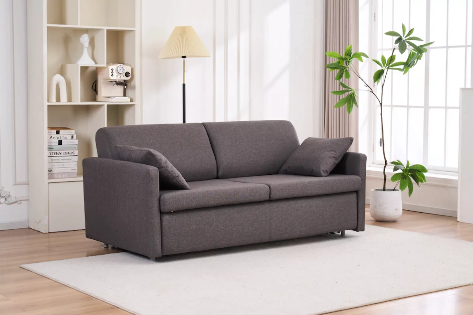 ATLANTIC home collection Schlafsofa Robin, mit Matratze und Zierkissen, Dau günstig online kaufen