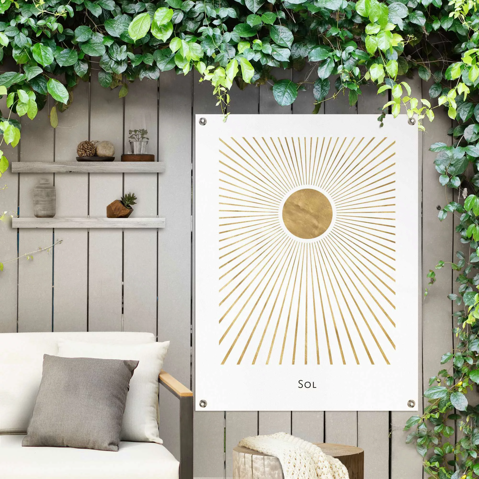 Reinders! Poster »Sonne«, Outdoor für Garten oder Balkon günstig online kaufen