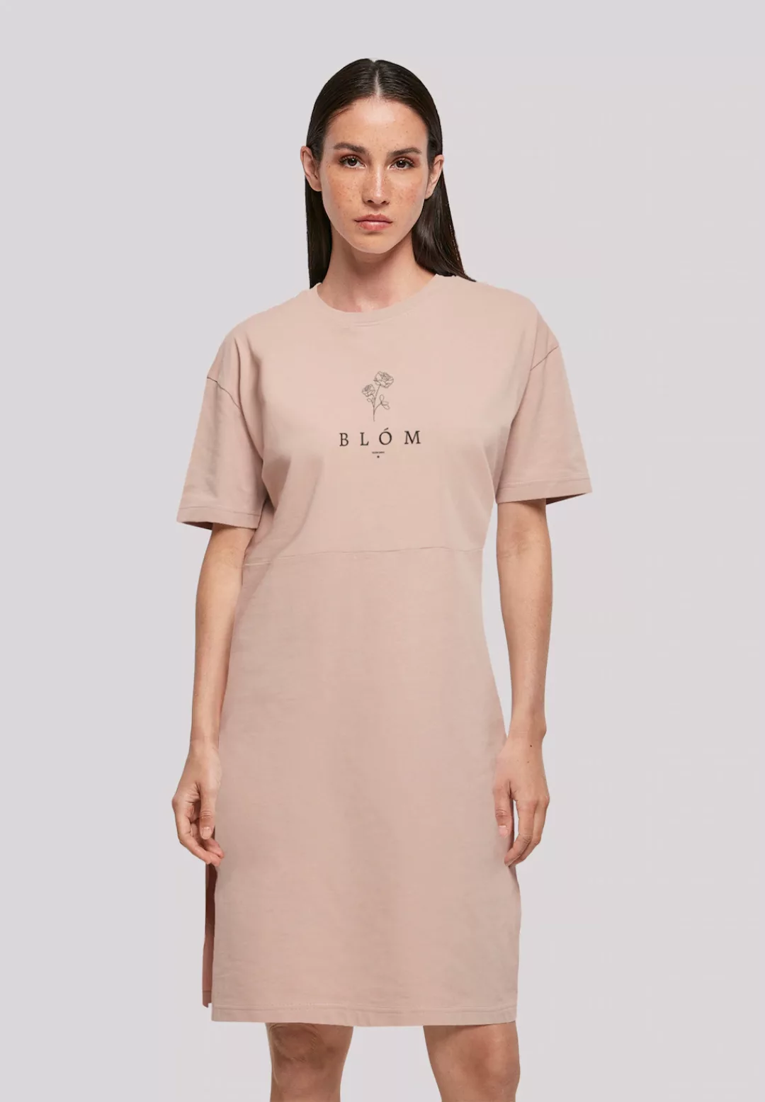 F4NT4STIC Shirtkleid "Blóm Rose" günstig online kaufen