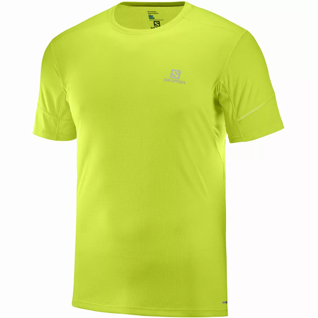 Salomon Agile Short Sleeve Herren-Laufshirt Acid Lime günstig online kaufen