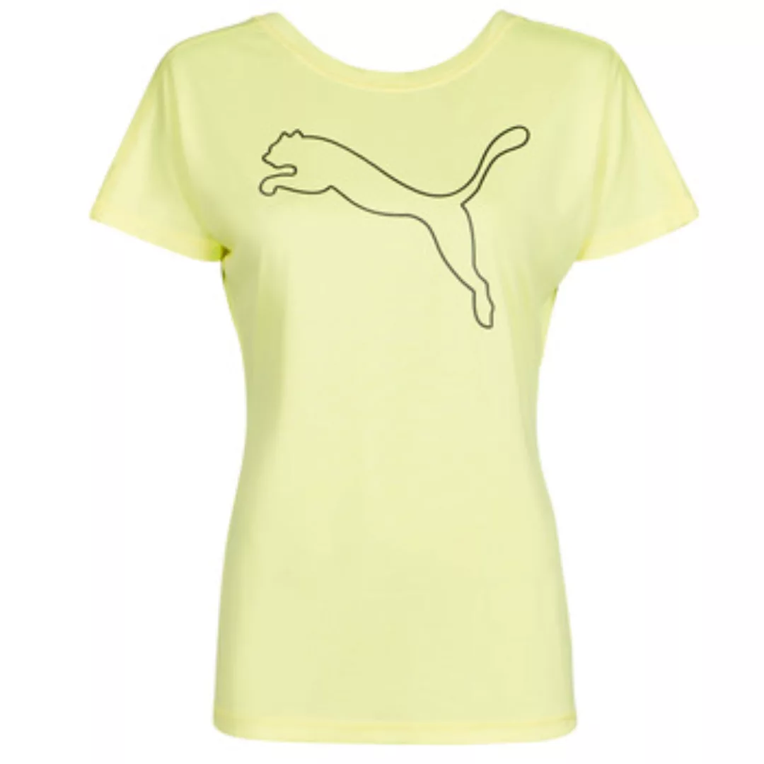 Puma Favorite Cat Kurzarm T-shirt S Soft Fluo Yellow günstig online kaufen