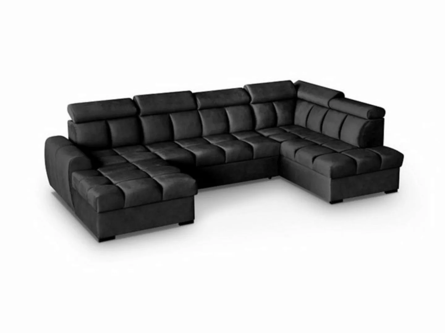 MOEBLO Wohnlandschaft LINOS U, Ecksofa U-Form Cord Sofa Couch Polsterecke U günstig online kaufen