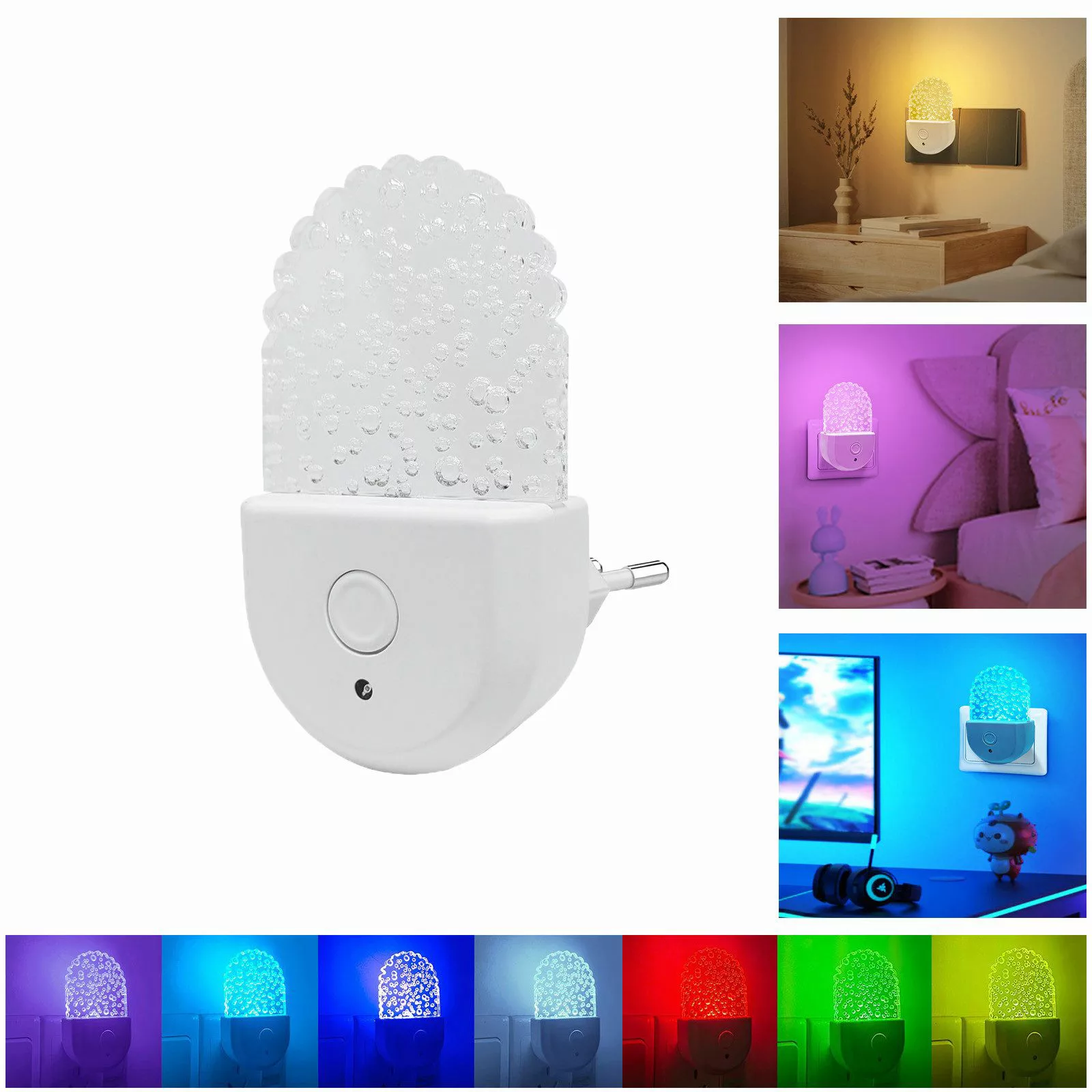 MUPOO LED Steckdosenleuchte RGB Plug in günstig online kaufen