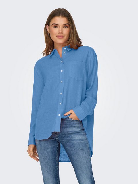 ONLY Longbluse ONLTOKYO L/S LINEN BLEND SHIRT mit Leinen günstig online kaufen