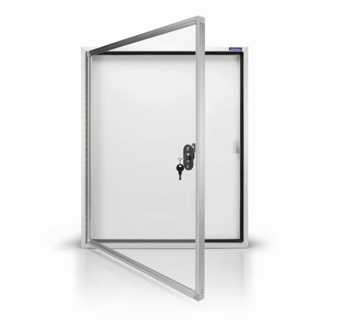 magnetoplan® Hängevitrine Außenschaukasten CC - 4xDIN A4 - Metallrückwand W günstig online kaufen