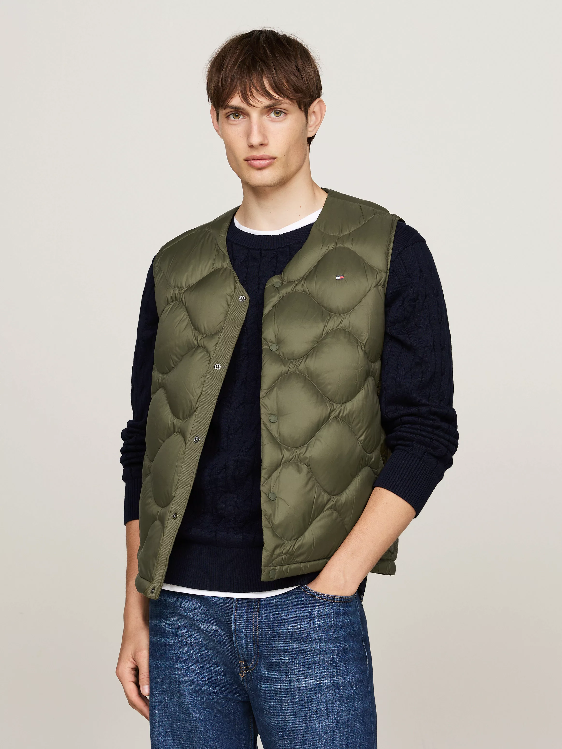 Tommy Hilfiger Steppweste "ONION QUILTED DOWN LINER VEST", mit Zwiebelstepp günstig online kaufen