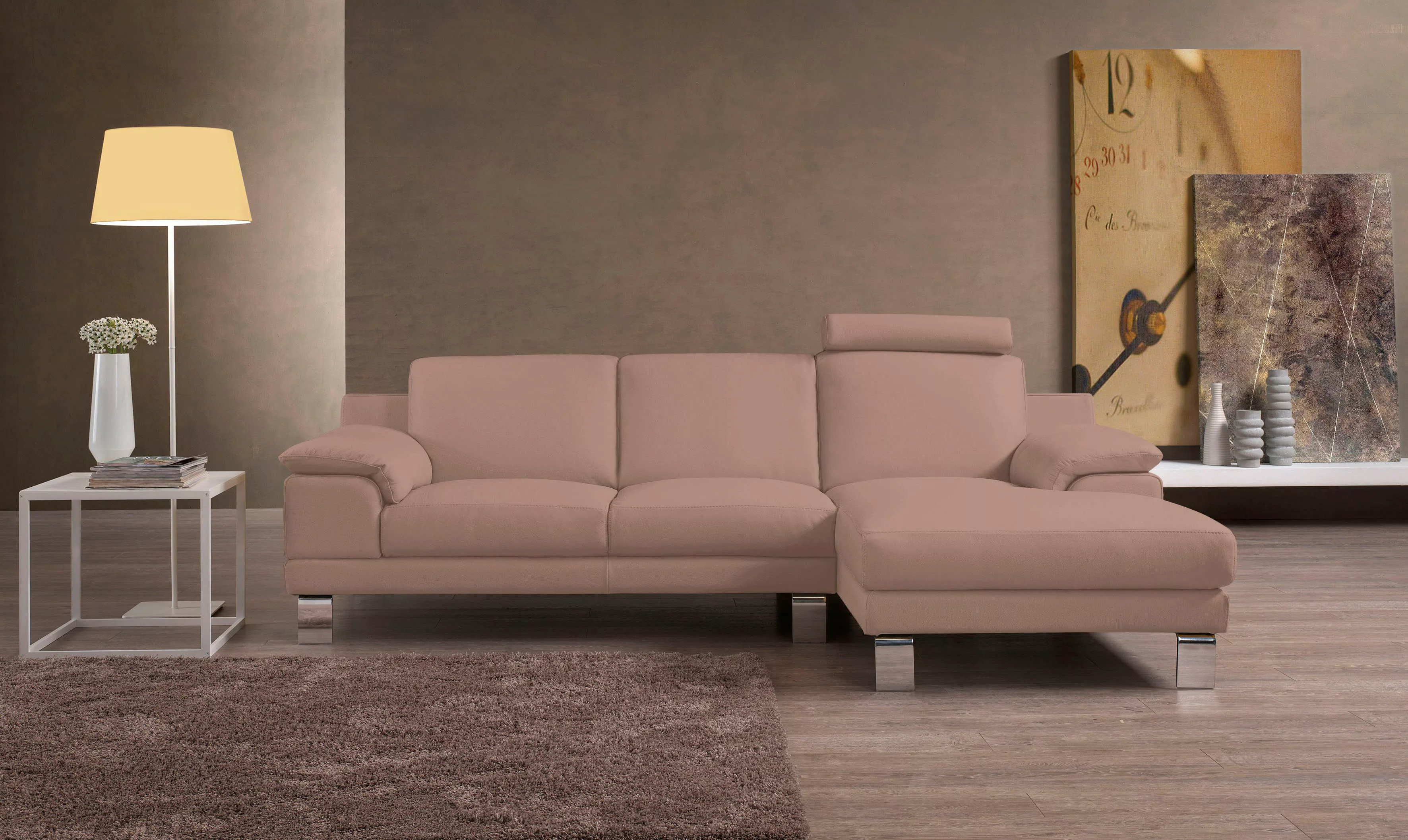 Egoitaliano Ecksofa "Shakira, Design und super Sitzkomfort auf hohem Niveau günstig online kaufen