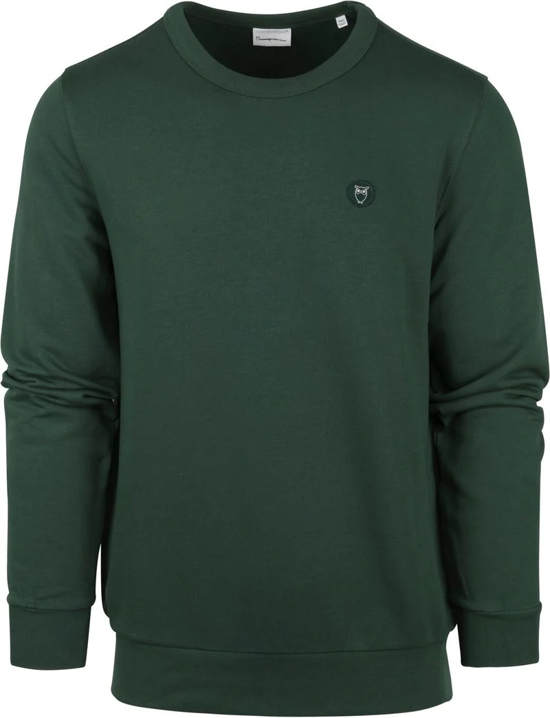 KnowledgeCotton Apparel Sweater Dunkelgrün - Größe XL günstig online kaufen