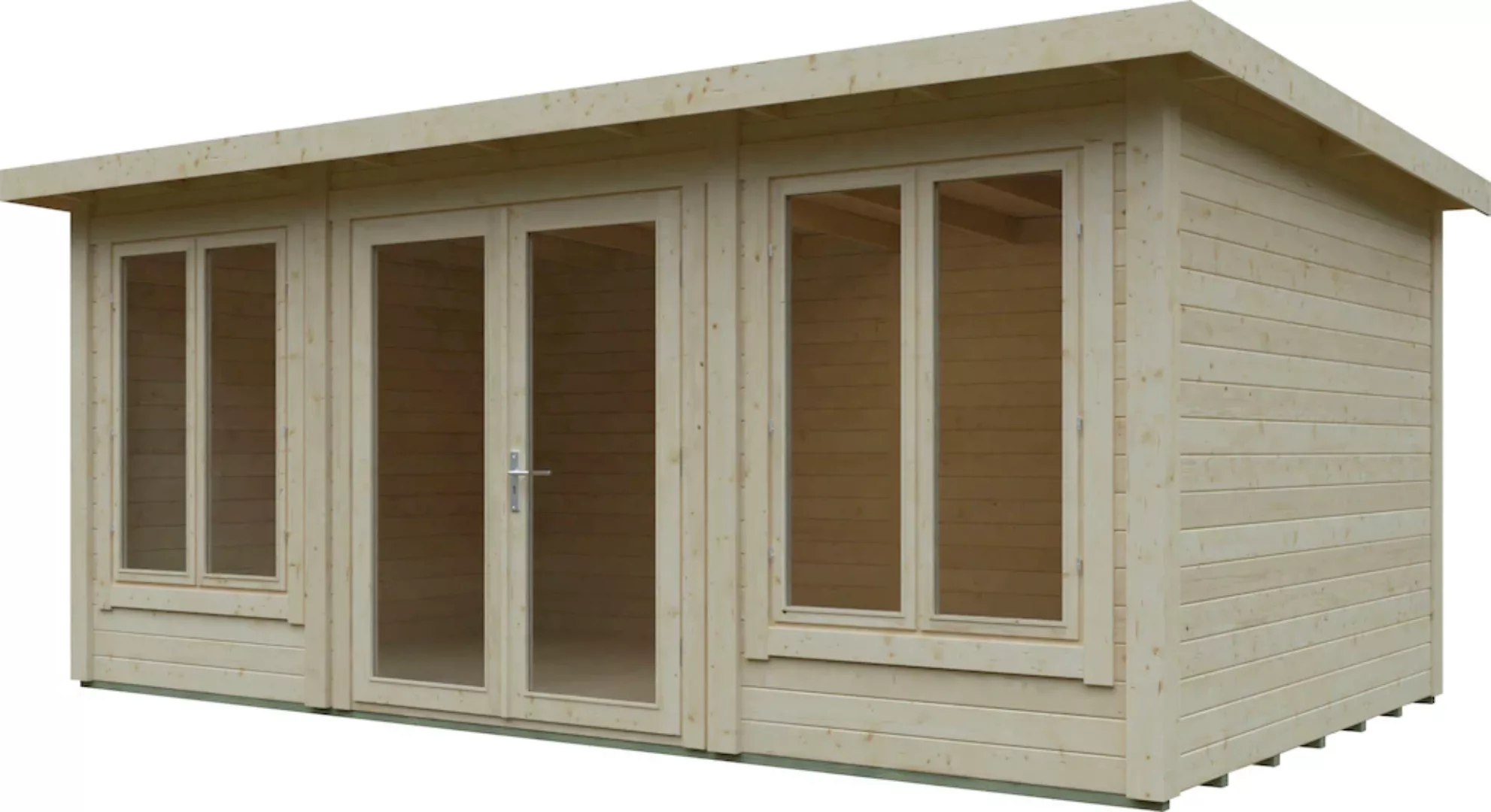 Kiehn-Holz Gartenhaus KH 44-009 Natur Unbehandelt 520 cm x 300 cm günstig online kaufen