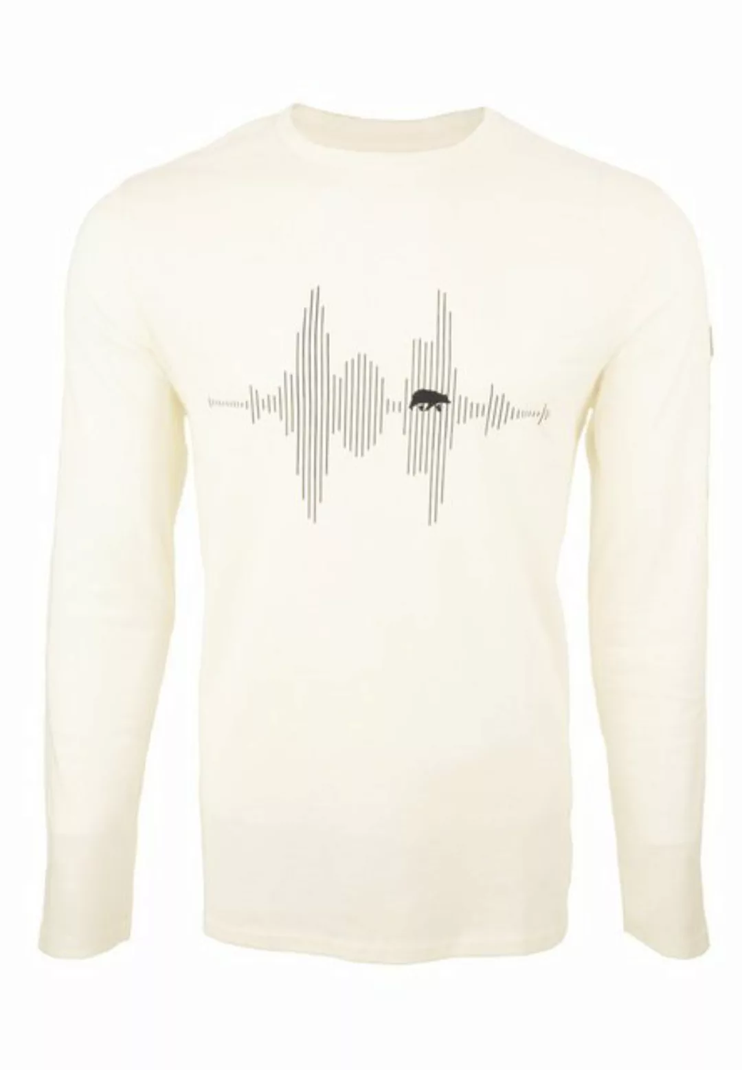 FORSBERG Longsleeve Longsleeve mit Audiowelle günstig online kaufen