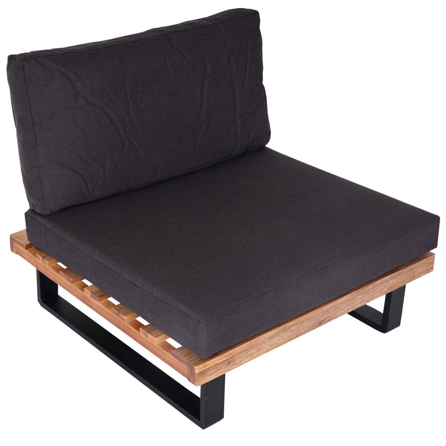 MCW Lounge-Sessel H54 Hellbraun Polster Dunkelgrau günstig online kaufen